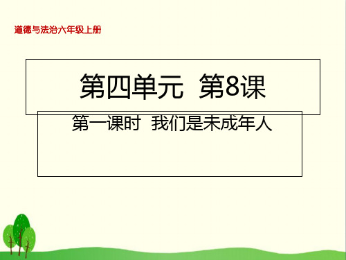 《我们受特殊保护》ppt课件人教新版