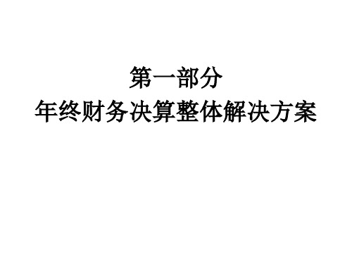年终决算、汇算清缴