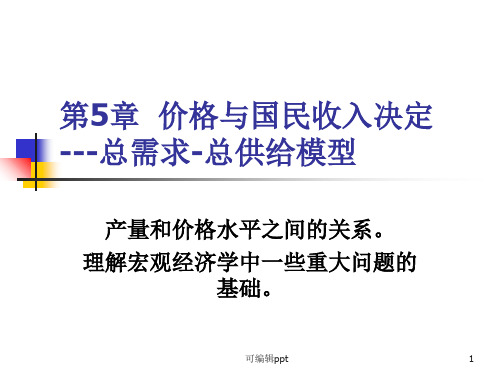 总需求和总供给模型