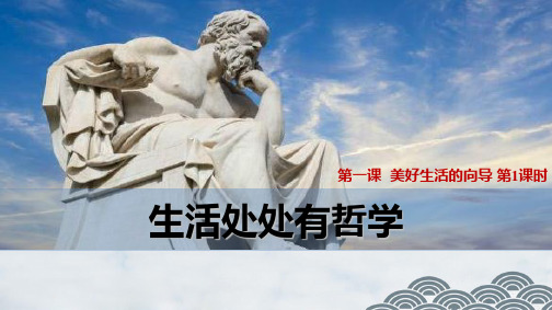 高中政治必修4精品课件6：1.1 生活处处有哲学