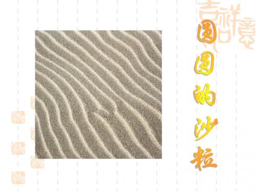 小学三年级上册语文课件 10.2 圆圆的沙粒课件(北师大版)