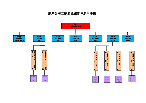 三级安全监督体系网络图