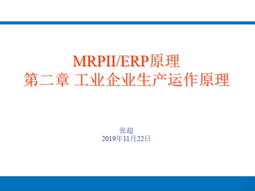 工业企业生产运作原理(PPT 46页)