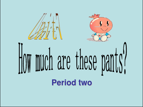 七年级英语上册 Unit7《How much are these pants_Section A》课