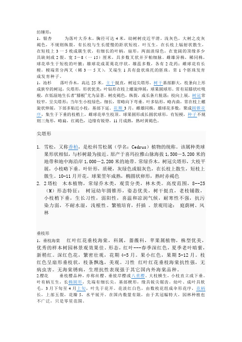 七种树形
