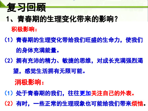部编人教版《道德与法治》七年级下册1.2成长的不仅仅是身体课件(共33张PPT)