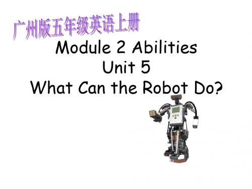 五年级英语上册 Module 2 Unit 5(2)课件 广州版