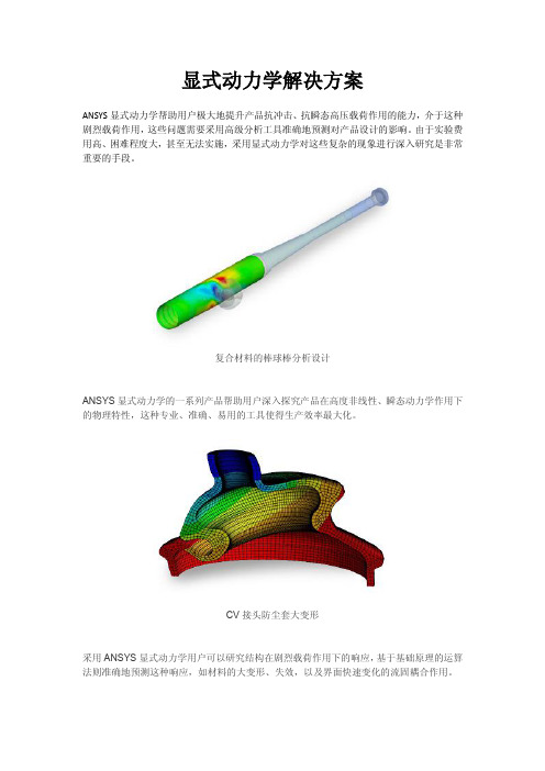显式动力学解决方案 - sunprocncom