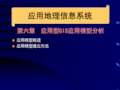 第06章 应用型GIS应用模型分析