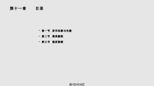 金融学课件-第十一章PPT课件