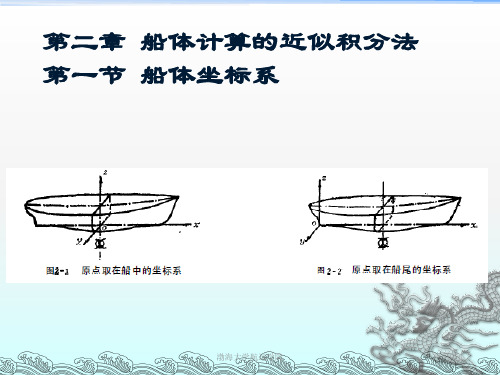 船舶原理 2船体计算的近似积分法