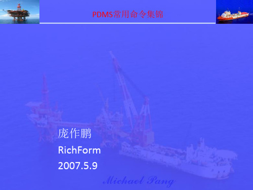 PDMS常用命令集锦