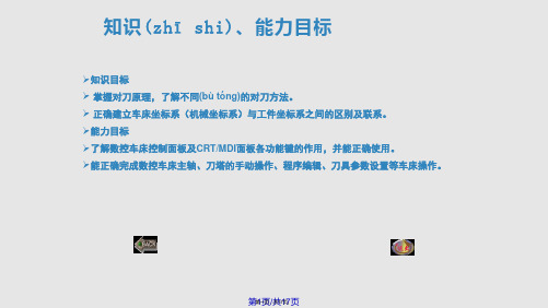 数控车床基本操作实用教案
