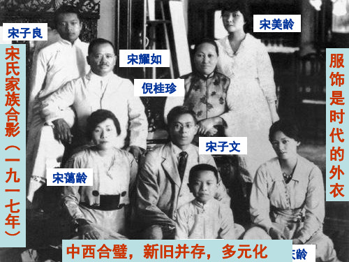 探究活动课 中国民生百年变迁(20世纪初～21世纪初)—历史展览