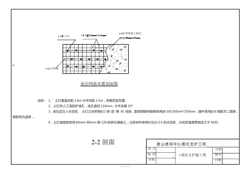 土钉墙支护布置图