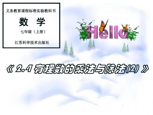 2.5有理数的乘法和除法(2)