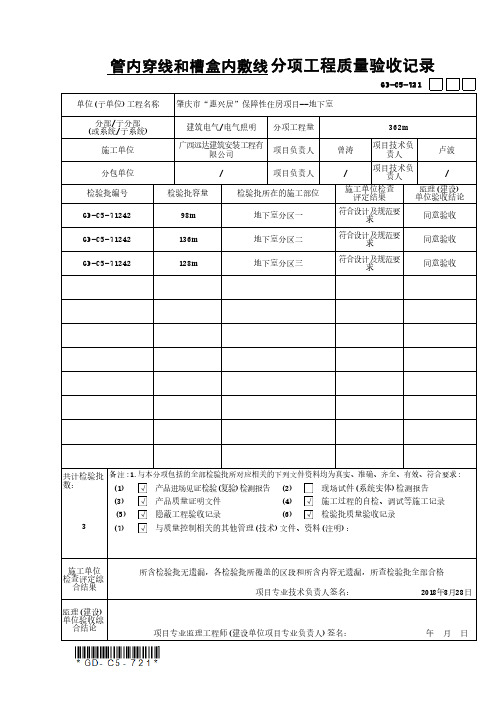 GD-C5-71242_管内穿线和槽盒内敷线检验批质量验收记录