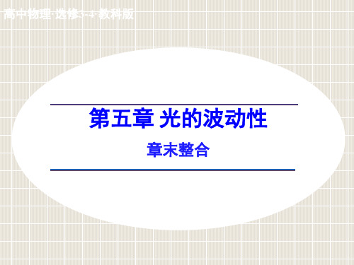 【创新设计】20142015学年高中物理第五节光的波动性节
