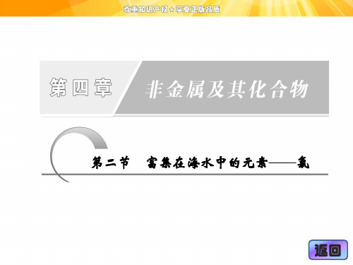 高一化学人教版第四章第二节第一课时氯PPT课件