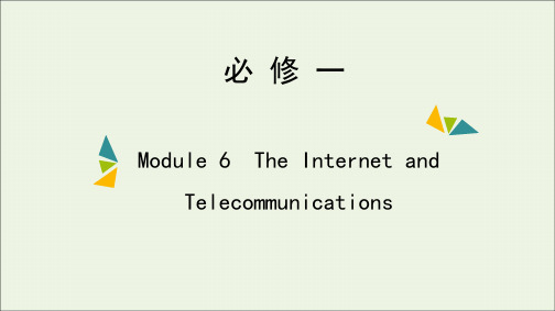 高考英语一轮复习Module6TheInternetandTelecommunications课件