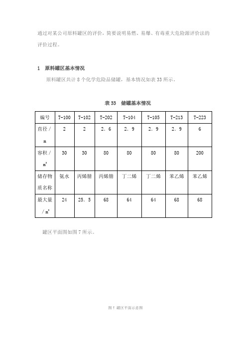 详解易燃、易爆、有毒重大危险源评价法的评价过程