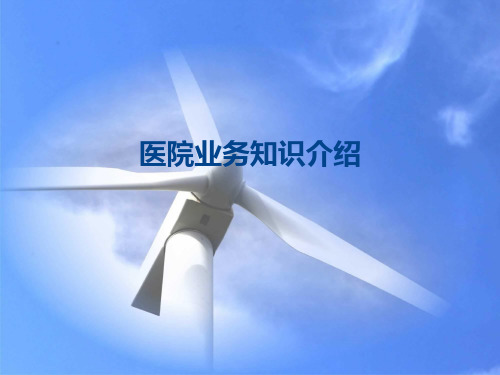 医院业务知识介绍PPT(共 34张)