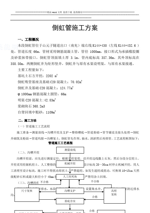 倒虹管施工方案