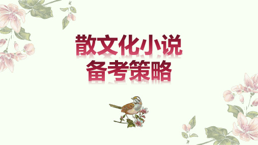 高考散文化小说详解课件