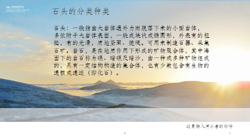 石头的分类
