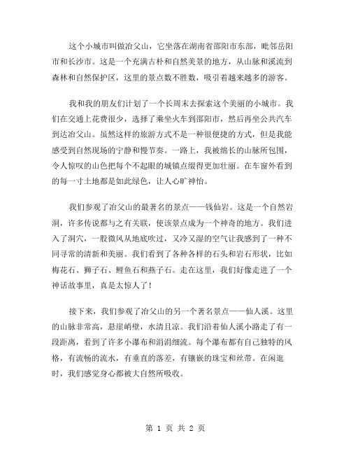 冶父山游记作文范文