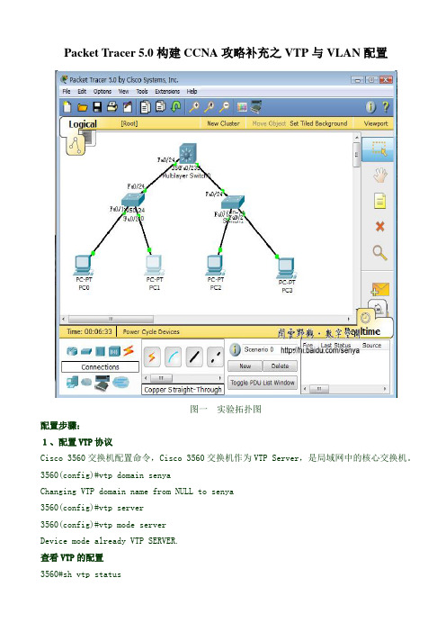 构建CCNA——VTP与VLAN配置