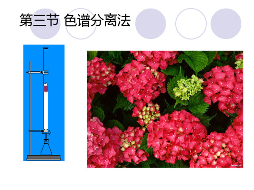 天然药物化学第二章,第三节,色谱分离