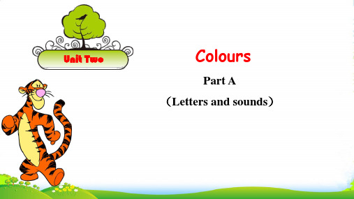 pep三年级英语上册unit2 Part A Letters and sounds-课件