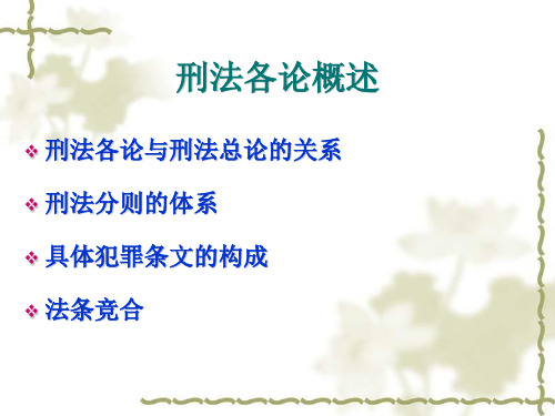 刑法各论概述.ppt