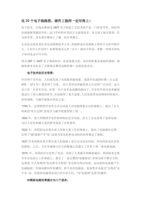 硬件工程师必用的20个电子线路图.