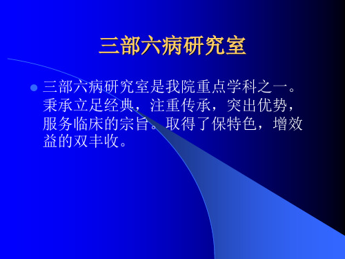 三部六病讲义【PPT课件】
