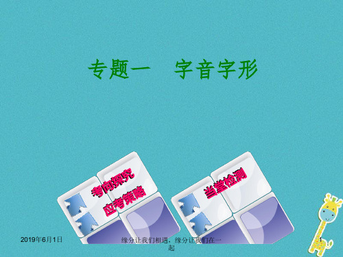 中考语文第篇语文知识积累专题一字音字形ppt