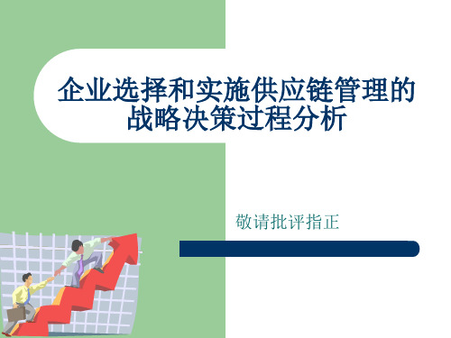 供应链管理的战略决策过程