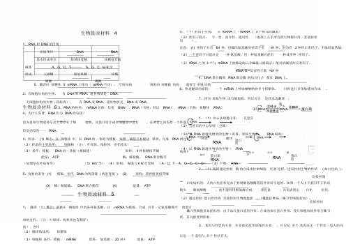 生物必修二知识点背诵(已整理)