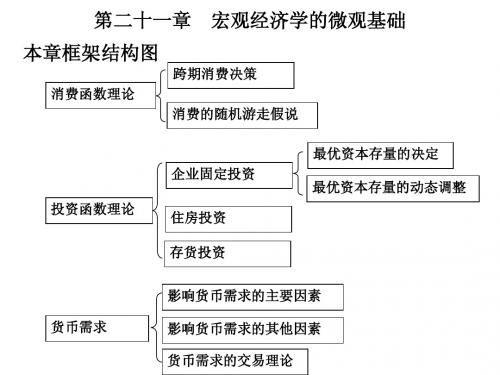 第二十一章 宏观经济学的微观基础 (1)