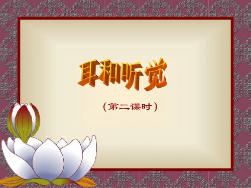 2019年科学：1.3《耳和听觉》课件(4)(浙教版七年级下).ppt