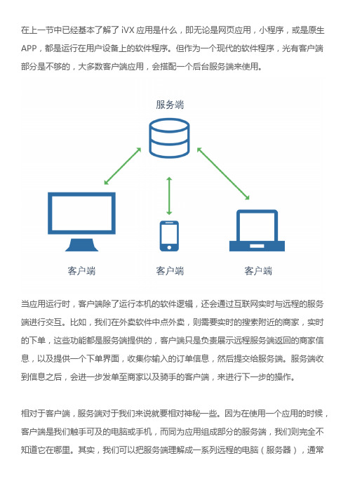 iVX入门教程：3.客户端vs服务端