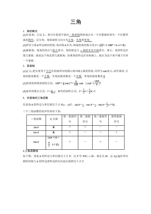 高中数学基础知识汇总