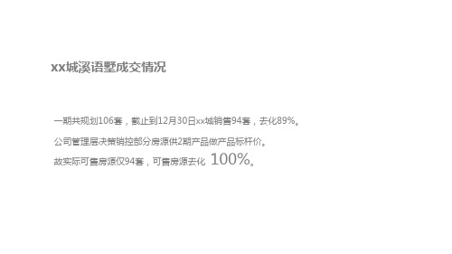 某房地产别墅推广方案培训PPT课件