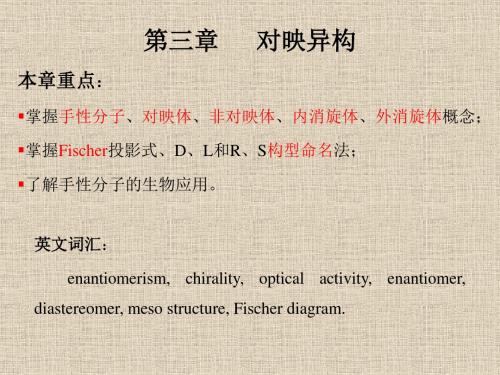 三章对映异构-文档资料