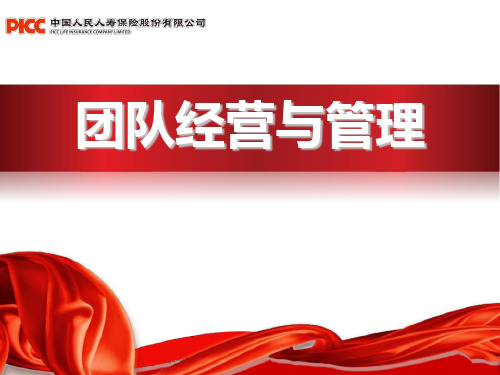 团队经营与管理课件