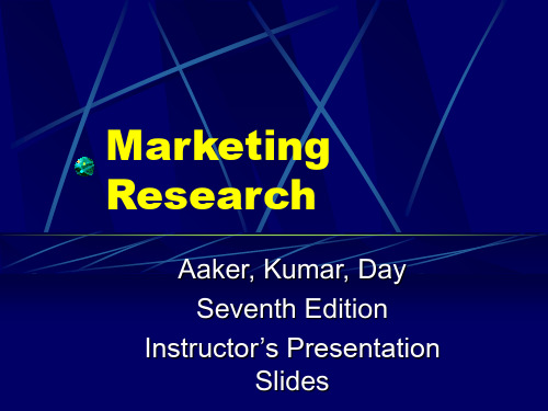 Marketing Research  Wiley Home市场营销的研究威利家