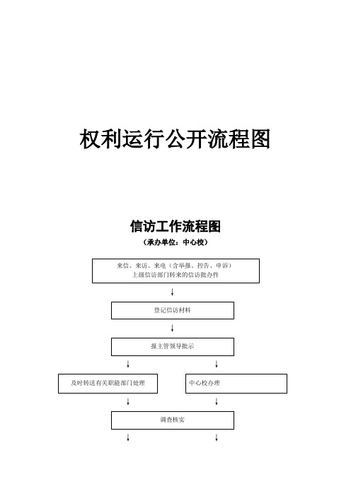 (完整word版)权利运行流程图(word文档良心出品)