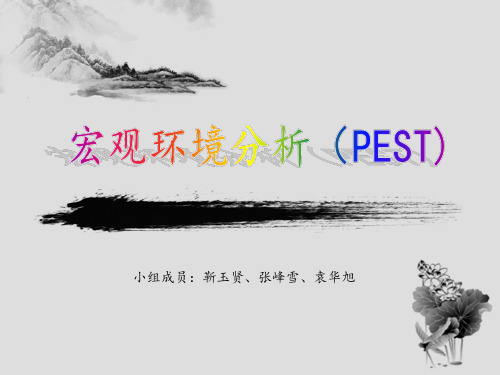 房地产宏观环境分析PPT课件
