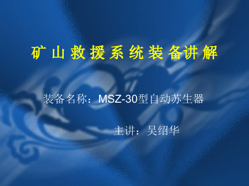 MSZ-30自动苏生器